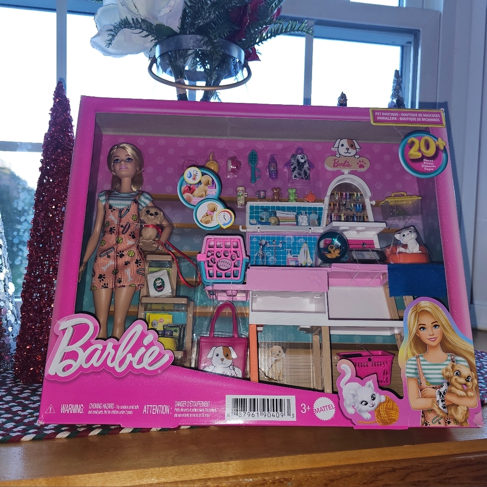 Barbie Pet Boutique Adventure Set - Pink and Blue
